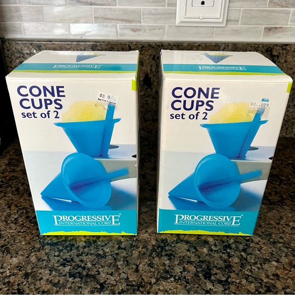 Progressive International Dining New Set Of 4 Reusable Snow Cone